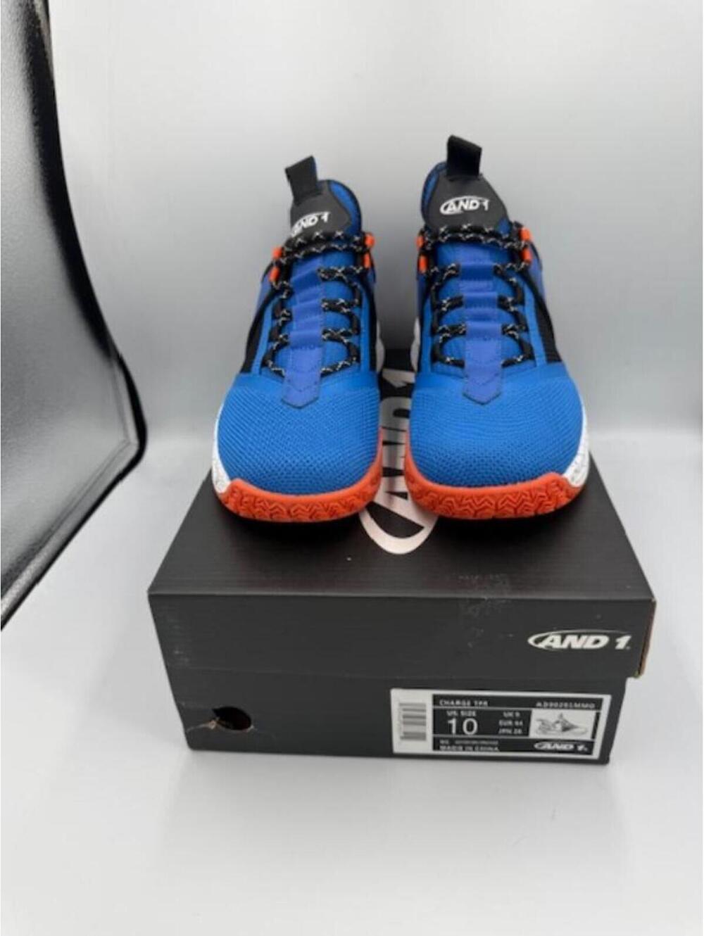 AND1 Charge TPR - Blue Skydiver/Orange - New- Men'sSize 10